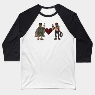 Buffalo Check Love Baseball T-Shirt